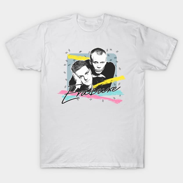 Erasure // Retro 80s Fan Art Design T-Shirt by DankFutura